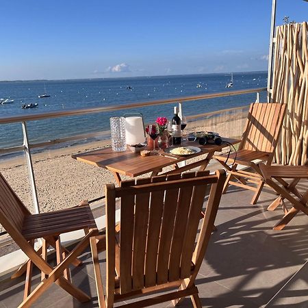 Premiere Ligne Acces Prive Et Direct A La Plage Vue Mer 阿卡雄 外观 照片