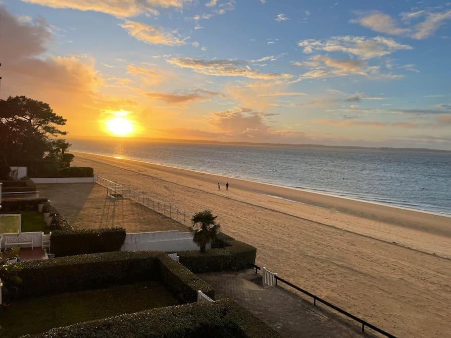 Premiere Ligne Acces Prive Et Direct A La Plage Vue Mer 阿卡雄 外观 照片