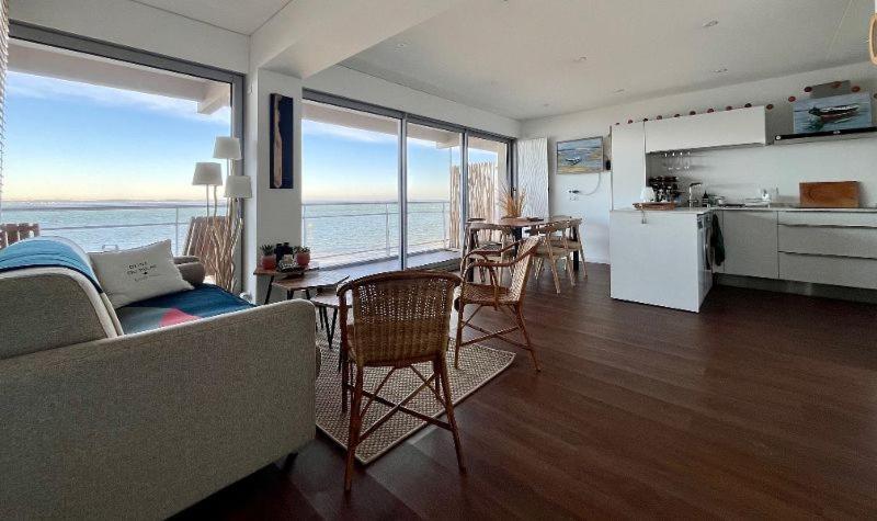Premiere Ligne Acces Prive Et Direct A La Plage Vue Mer 阿卡雄 外观 照片